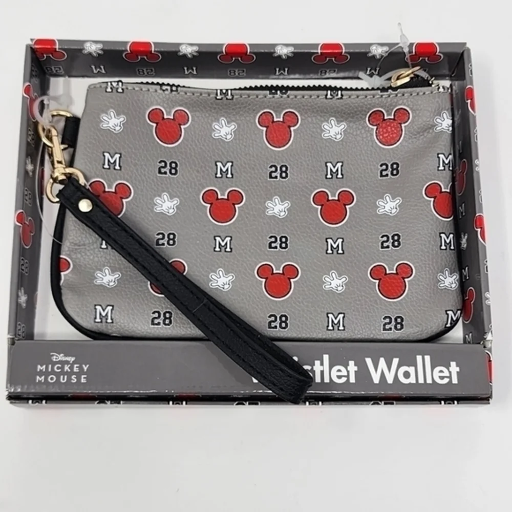 Disney Mickey‎ Mouse Wristlet Wallet New